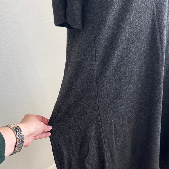 Black T shirt Women's Dress - Picture 3 of 9